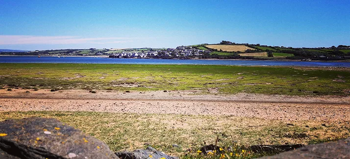Open landscape at Northam Burrows