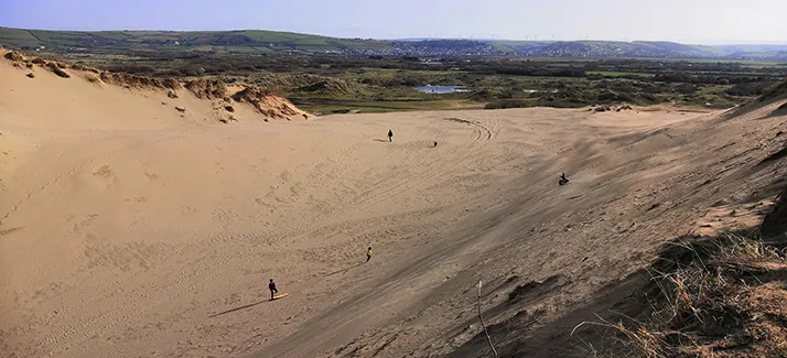 Sand dunes at Braunton Burrows