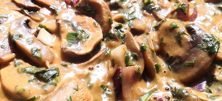 You are currently viewing Mushroom Stroganoff with Wild Garlic